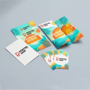 Tri-fold Brochure & Menu Printing (DL folded)